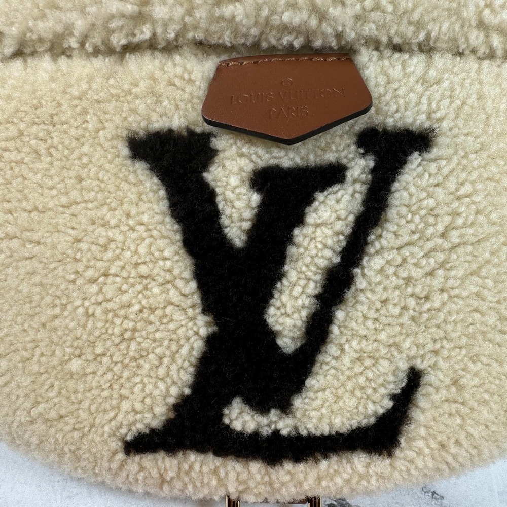 ❌❌ Louis Vuitton Teddy bumbag Monogram waist crossbody LV shearling fur bum bag - Picture 7 of 16